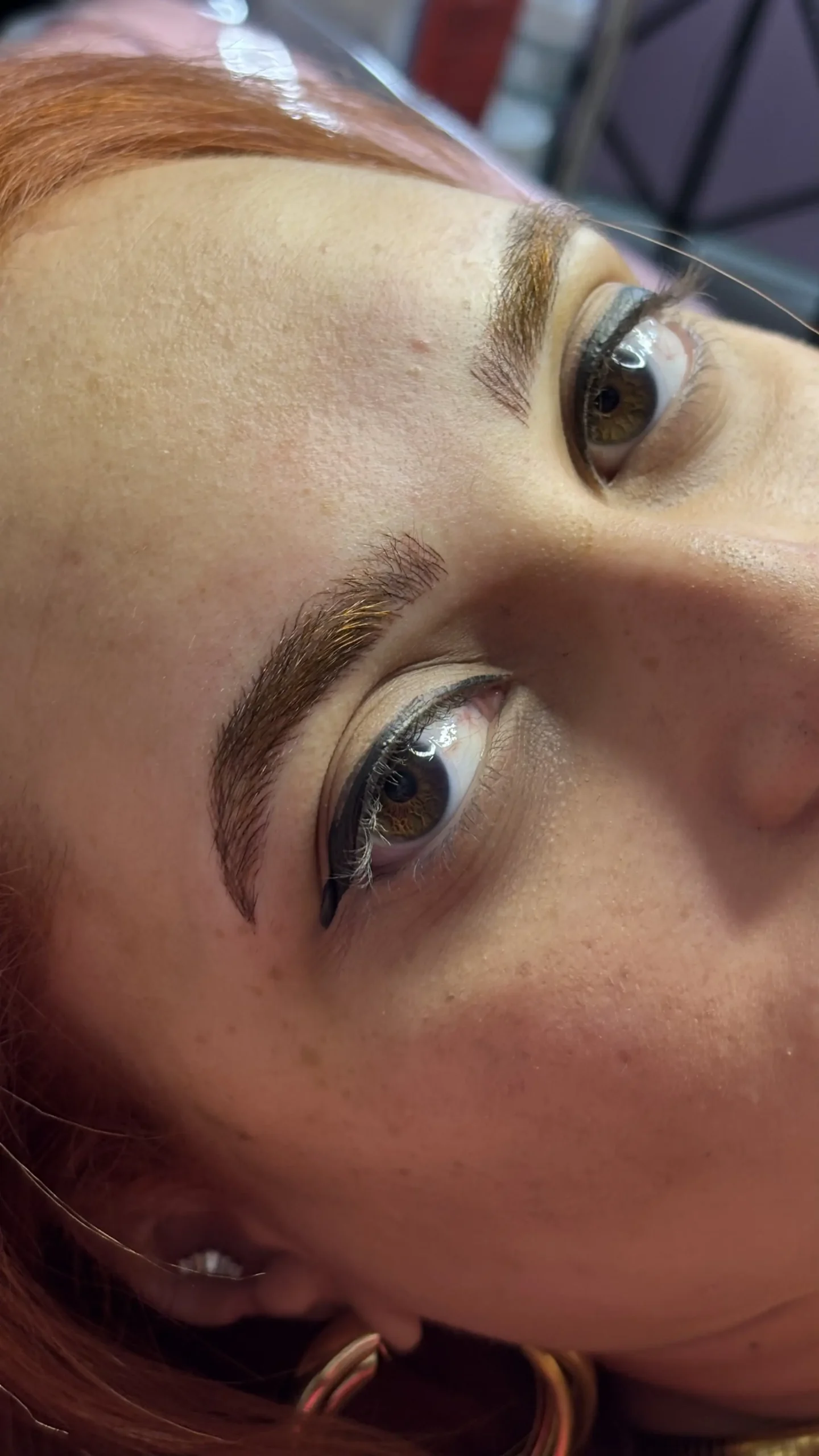 Antes e depois brow lamination Brasília